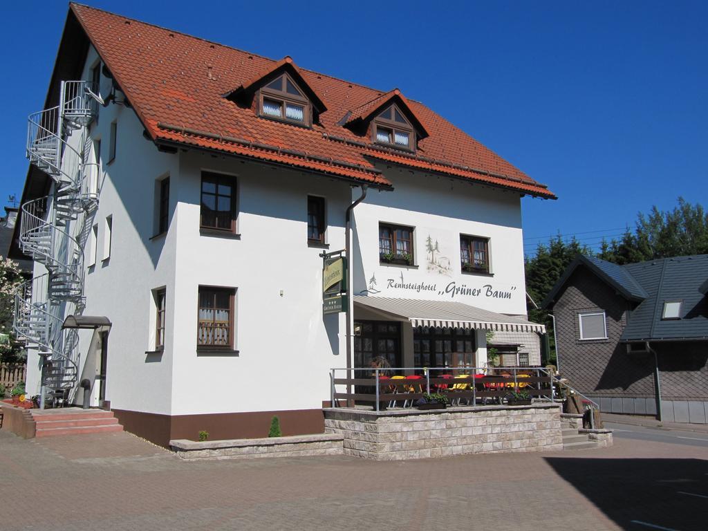 Rennsteighotel Grüner Baum Schmiedefeld am Rennsteig Exterior foto
